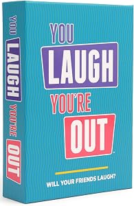 You Laugh You're Out [A Party Game with Hilarious Charades Family Card Games for Adults &a