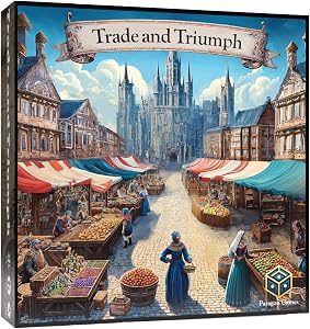 Strategy Board Game for Adults & Families | Easy to Learn Medieval Trading Game | Trad