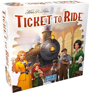 Asmodee Ticket to Ride Board Game (2025 Refresh) - A Cross-Country Train Adventure for Fri