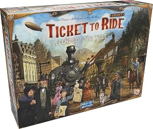 Asmodee Ticket to Ride Legacy: Legends of The West Board Game - The Ultimate Train Adventu